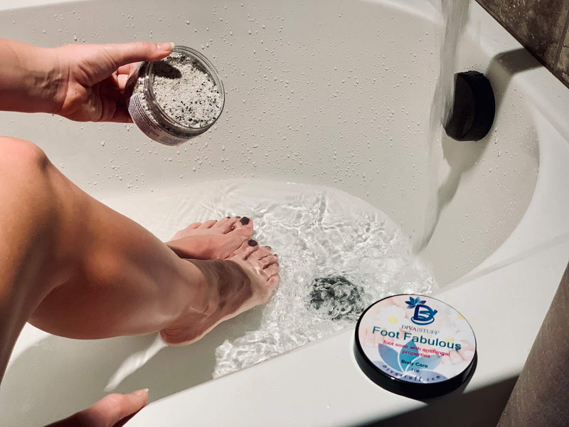 Foot Fabulous, Soothing Soak for Soft Soles, Deodorizing and Softening, Diva Stuff - BeesActive Australia