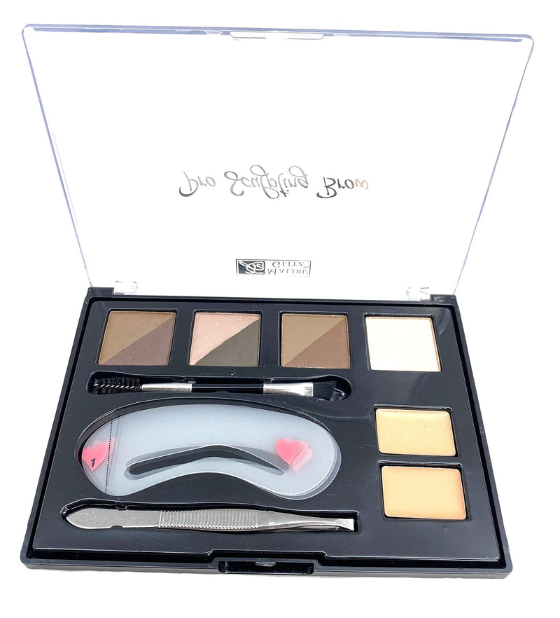 ETA Eyebrow Contouring Kit Pro Sculpting Brow Malibu Glitz (Pro, Neutral) 1 Count (Pack of 1) - BeesActive Australia