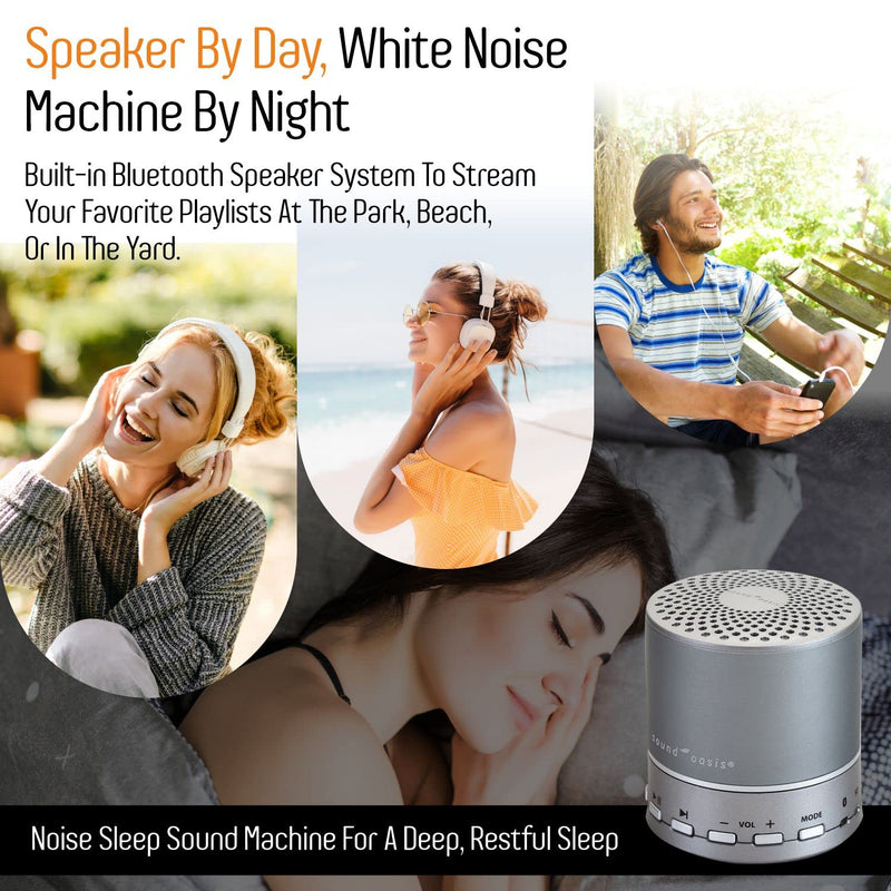 Sound Oasis Bluetooth Sleep Sound Therapy System BST-100 Revolutionary sound machine and Bluetooth speaker in one ** New Model ** - BeesActive Australia