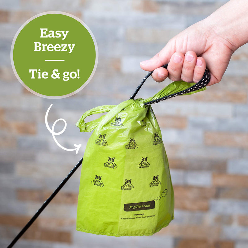 Pogi's 300 Unscented Dog Poop Bags w/ Handles and 100 Plant-based Grooming Wipes Bundle - BeesActive Australia