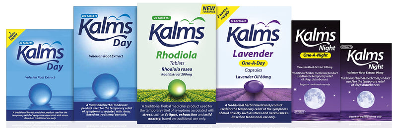 Kalms Rhodiola, 20 Tablets - Temporary Relief From Fatigue And Exhaustion Associated With Stress - BeesActive Australia
