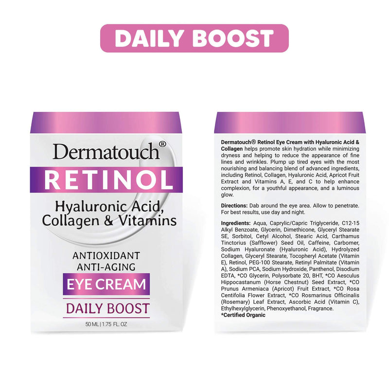 Dermatouch Retinol Daily Boost Eye Cream, 1.75 oz - BeesActive Australia