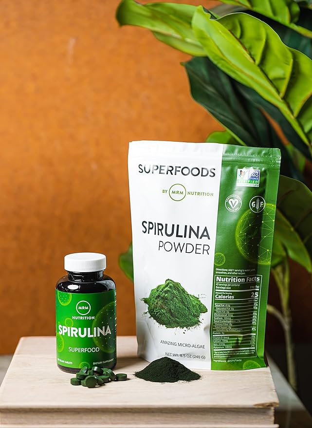 MRM Spirulina powder, 240g - BeesActive Australia