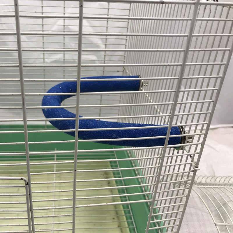 Rypet Natural Bird Cage Toys for Small and Medium Birds Large bird perch(Blue) - BeesActive Australia