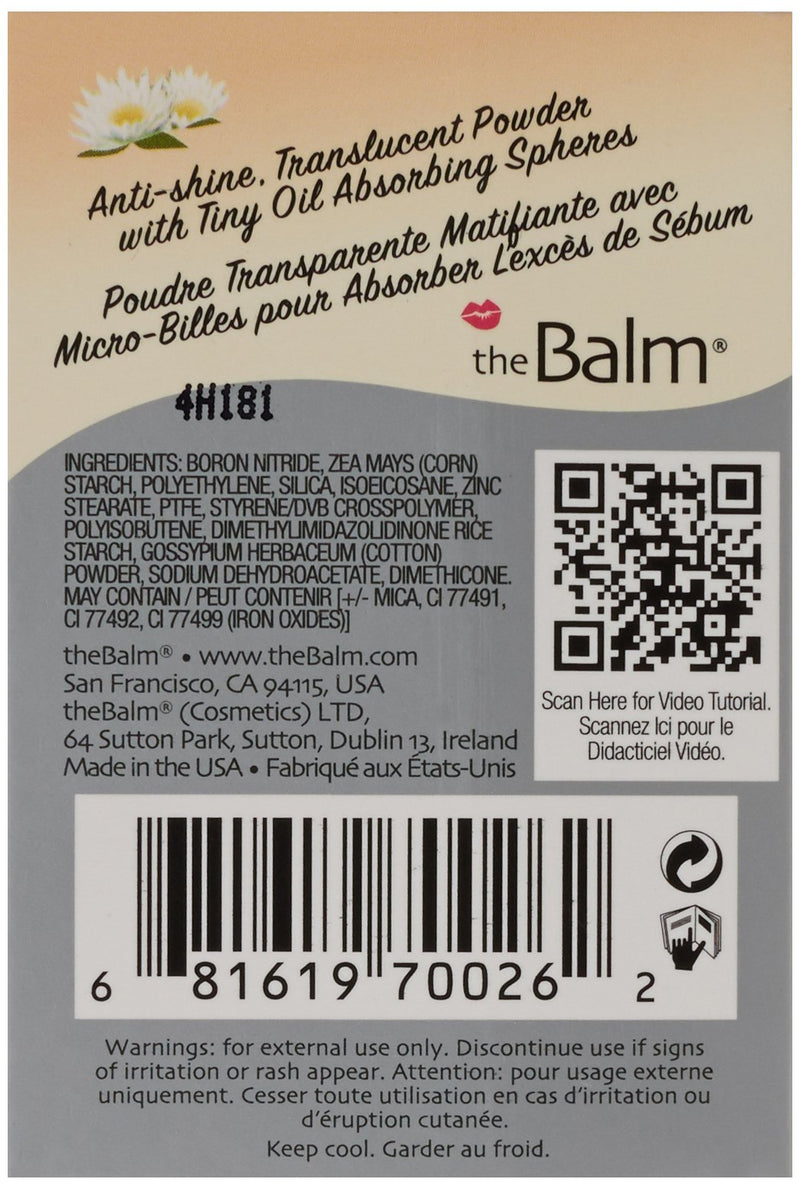 theBalm Sexy Mama Anti-Shine Translucent Powder, Soft & Matte Finish - BeesActive Australia