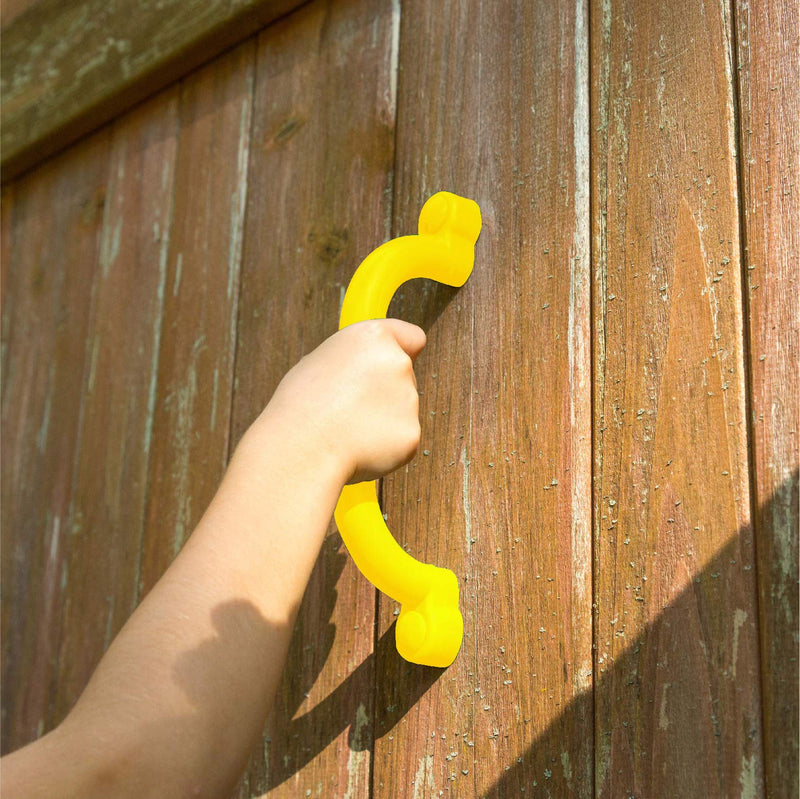 Playground Safety Handles - Yellow Grab Handle Bars for Jungle Gym 7 inch, Yellow - BeesActive Australia