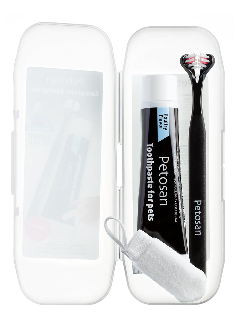 Petosan Complete Dental Kit for Dogs, Puppy to Adult Small up to 14 Pound - BeesActive Australia