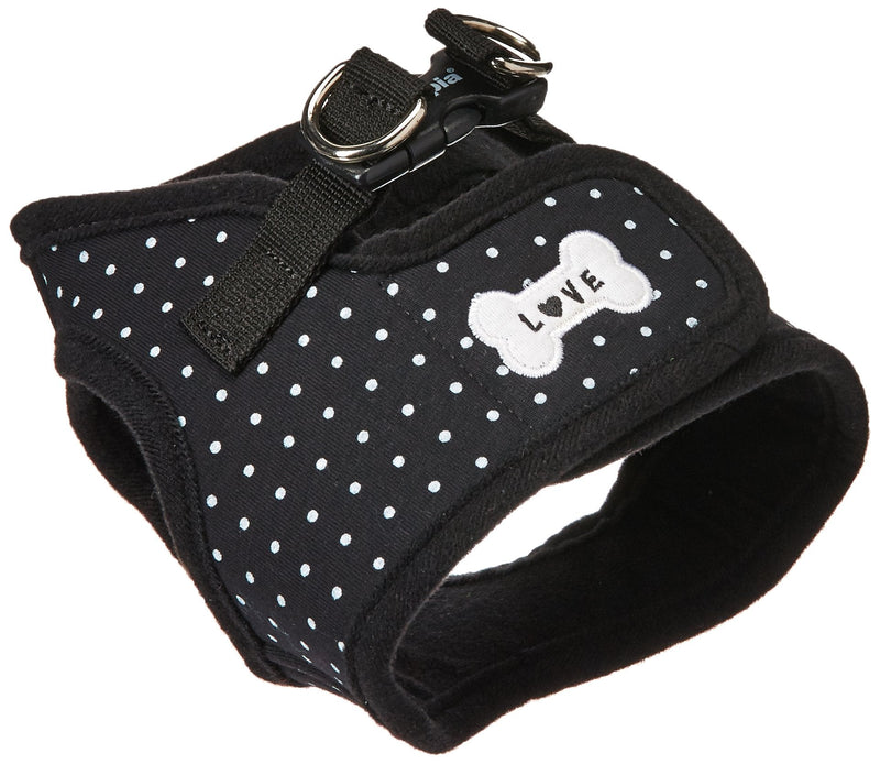 Puppia Dotty Harness B Black Medium - BeesActive Australia