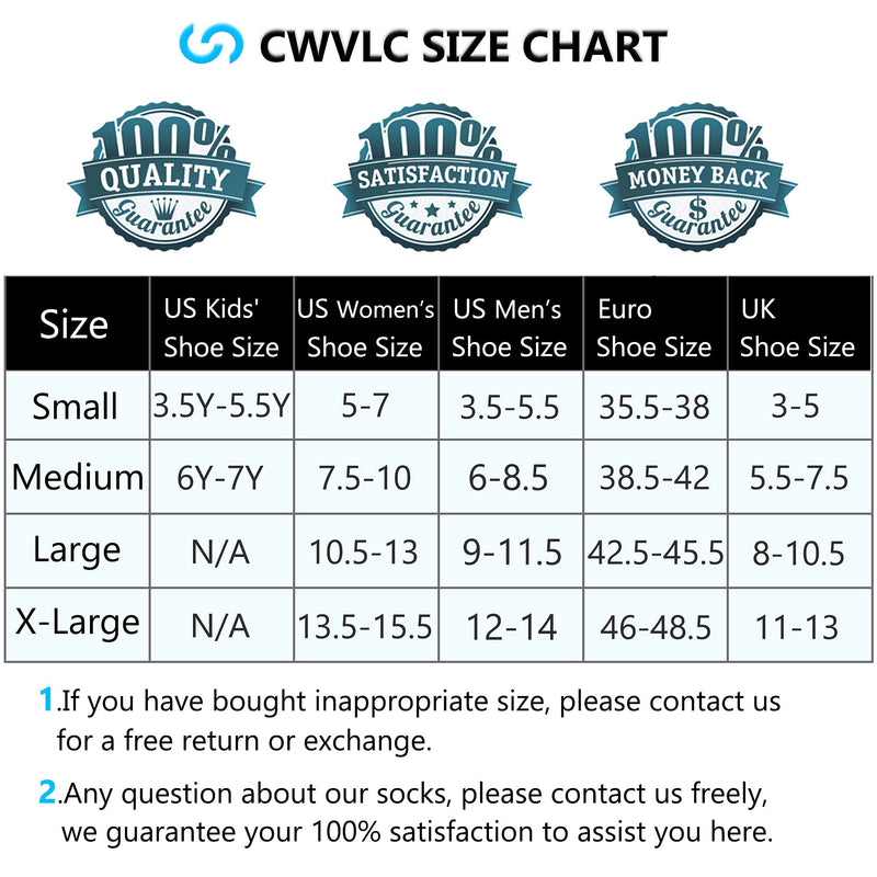 CWVLC Unisex Cushioned Compression Athletic Ankle Socks Multipack Medium 6-pairs Mix-colors - BeesActive Australia