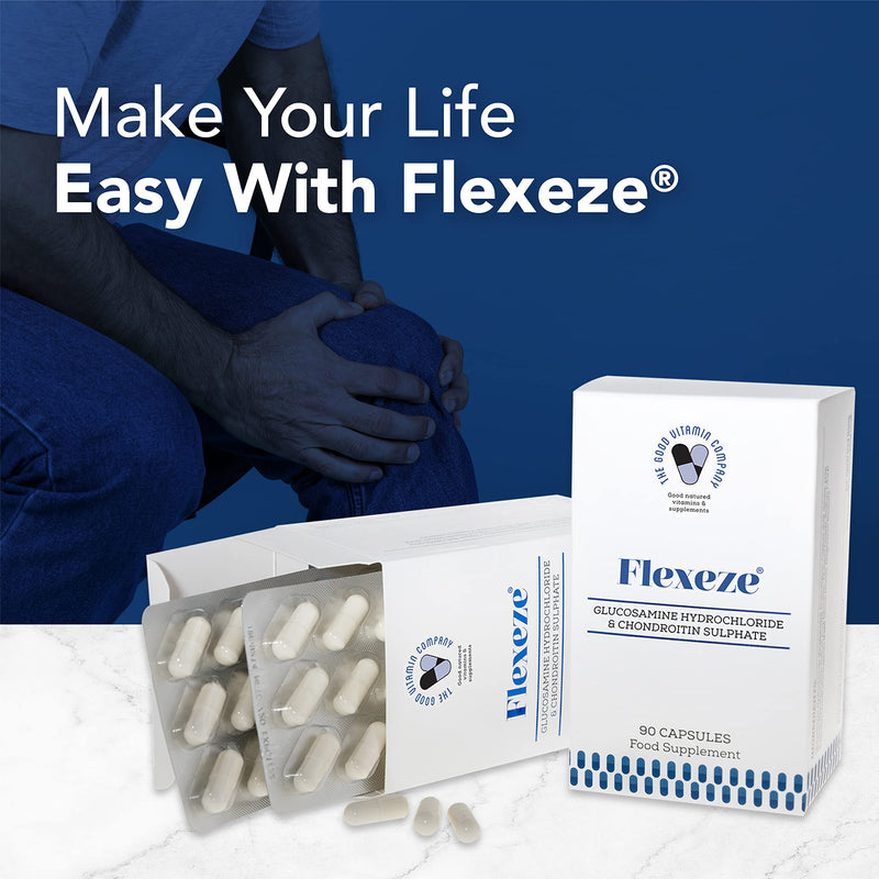 The Good Vitamin Company Flexeze Capsule. 90 Capsule. Easy to Consume. Highly Absorbent. Supports Joint Health. - BeesActive Australia