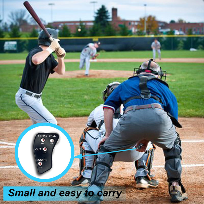 Joewuzun 4 Wheel Umpire Indicator- Baseball Umpire Counter Clicker 4-Wheel Call Order Indicator- Baseball Clicker Outs Innings Balls and Strike Clicker for Softball - BeesActive Australia