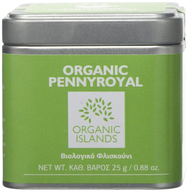 Organic Islands Herbs Greek Pennyroyal Single Cube Tin, 25 g (Pack of 2) - BeesActive Australia