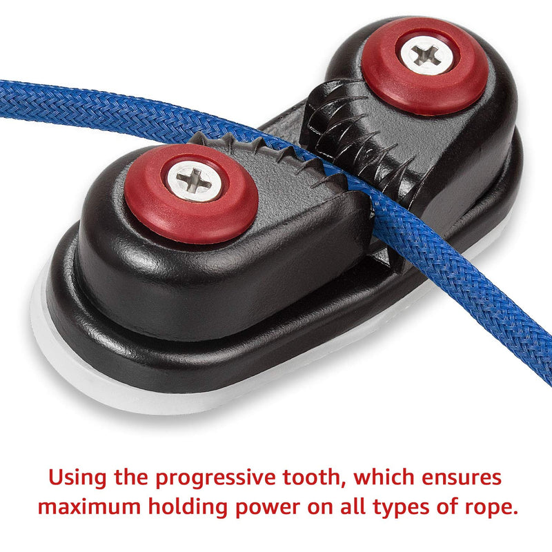 GANGUOLA Cam Cleat, Rope Cleat, Ball Bearing Fast Entry Cam Cleat for Line Sizes Upto 5/8-Inch, Aluminum, Sailing Sailboat Kayak Canoe Dinghy Accessories - BeesActive Australia