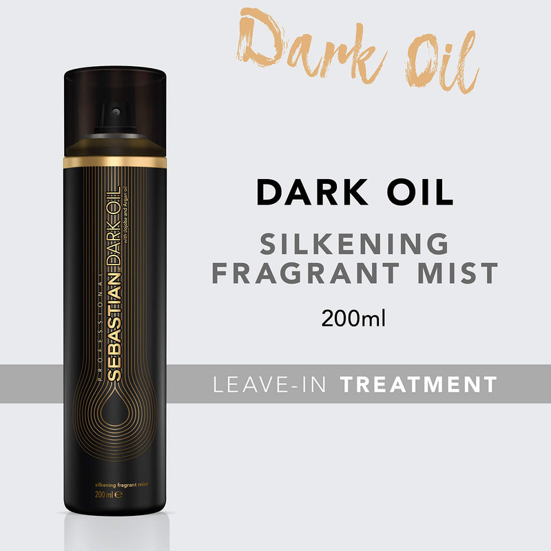 Sebastian Professional Dark Oil, Shampoo, Conditioner, Masks and Treatments, Infused with Jojoba Oil & Argan Oil Dark Oil Mist, 4.5oz - BeesActive Australia