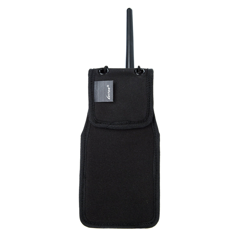 [AUSTRALIA] - Universal Radio Case Two Way Radio Holder Universal Pouch for Walkie Talkies Nylon Holster Accessories for Motorola MT500, MT1000, MTS2000 and Similar Models by Luiton(1 Pack) 1pack 