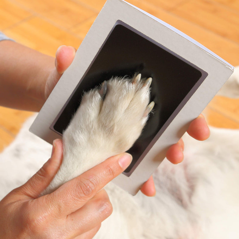 Green Pollywog - Extra-Large Clean Touch Inkless Ink Pad for Pets | Pawprints for Dogs & Cats Non-Toxic | Paw Print Stamp Kit | Dog Paw Print Kit | Cat Footprint Keepsake 2-Pack - BeesActive Australia