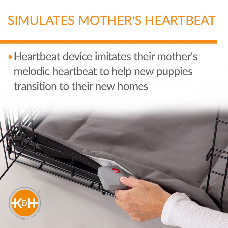 K&H Pet Products Mother’s Heartbeat Dog Anxiety Crate Pad for Dogs and Puppies (Fleece or Water-Resistant) Small breed beat 14 X 22 Inches - BeesActive Australia