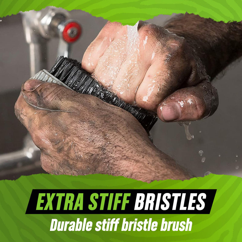 Grip Clean | Heavy Duty Nail Brush for Cleaning Fingernails – Nail Cleaning Scrub Brush for Men & Women | Mechanic Brush. Nail Brush Cleaner for Hands & Under Nails. Stiff Bristle Brush 1 Count (Pack of 1) - BeesActive Australia