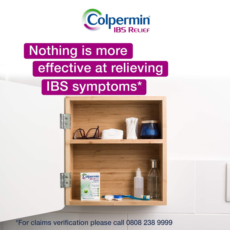 Colpermin IBS Relief - Peppermint Oil Capsules for Irritable Bowel Syndrome – Colpermin Capsules - 100 Pack - BeesActive Australia