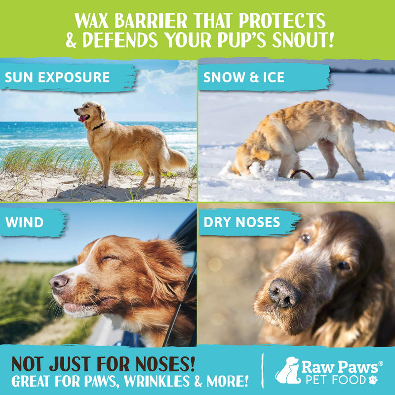 Raw Paws Natural Dog Nose Balm Bulldog, 4-oz - Dogs Nose Cream & Cat Nose Relief - Balm for Dogs Nose Relief for Dogs - Dog Nose Soother Snout Cream - French Bulldog Nose Butter Dog Nose Moisturizer 4-ounce - BeesActive Australia