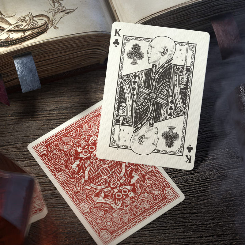 theory11 Harry Potter Playing Cards - Red (Gryffindor) - BeesActive Australia