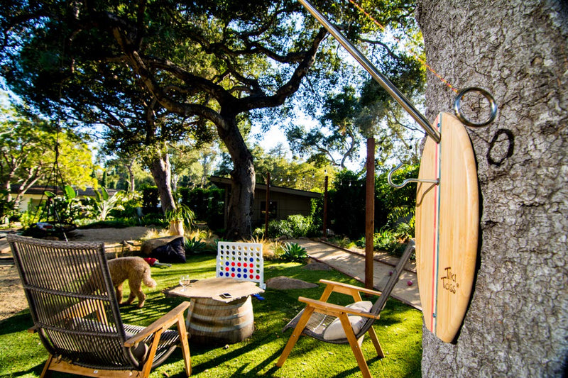 Tiki Toss Ring Toss Game for Adults & Kids - Deluxe, Outdoor or Indoor Americana - BeesActive Australia