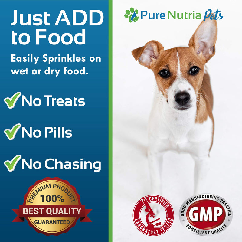 PureNutria Dog Probiotics Dog Supplements - for Dog Diarrhea, Upset Stomachs, Yeast, Gas , Dog Allergy and Dog Immune System Support - Made in USA - 12 Targeted Strains 5 Billion CFU - 120 Scoops - BeesActive Australia