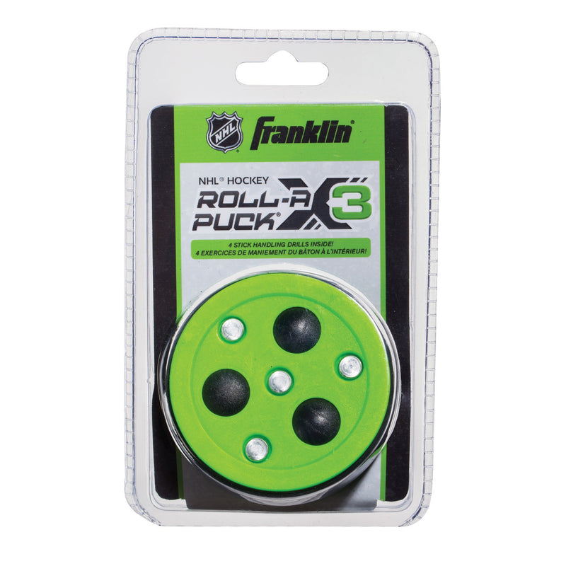 Franklin Sports X3 NHL Roll-A-Puck Green - BeesActive Australia