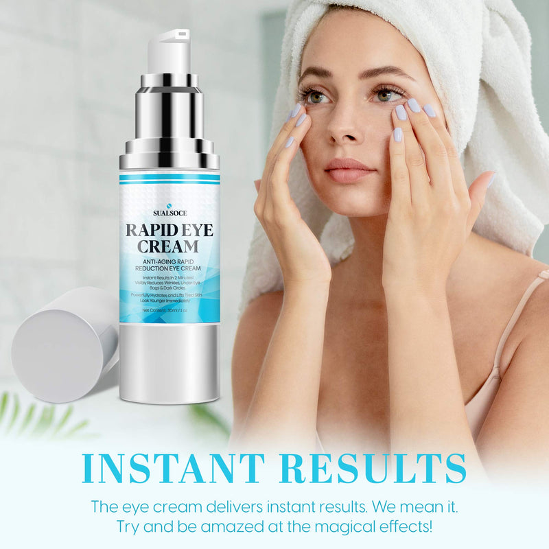 Anti-Aging Rapid Reduction Eye Cream, Instantly Reduces Dark Circles, Wrinkles, Puffiness, Eye Bags, Lifts & Hydrates Tired Skin in 2 Minutes! - BeesActive Australia
