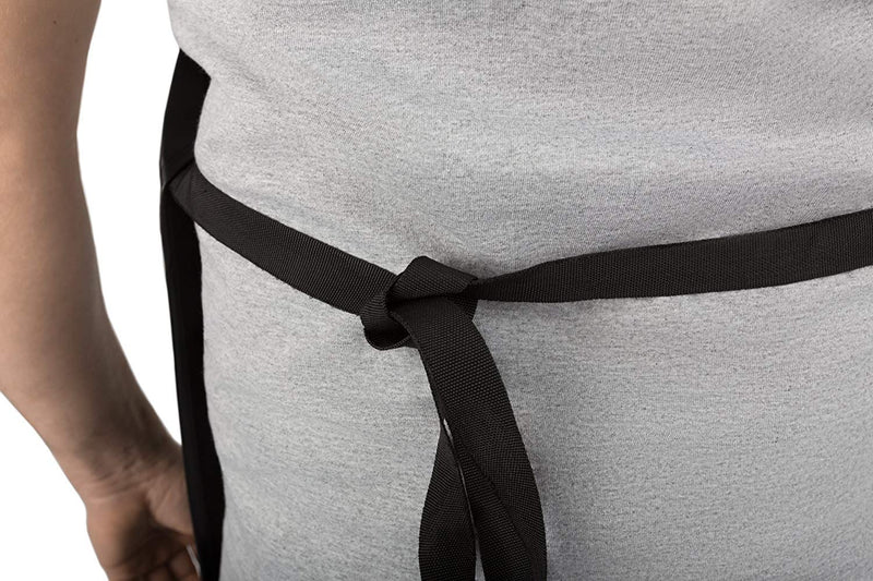 KNG 2 Pack Heavy Duty Waterproof Vinyl Apron Extra Long – Dishwashing, Butcher, Dog Grooming, Fish Cleaning, Chemical Resistant, Lab and Industrial Apron – Black Pack Of 2 - BeesActive Australia