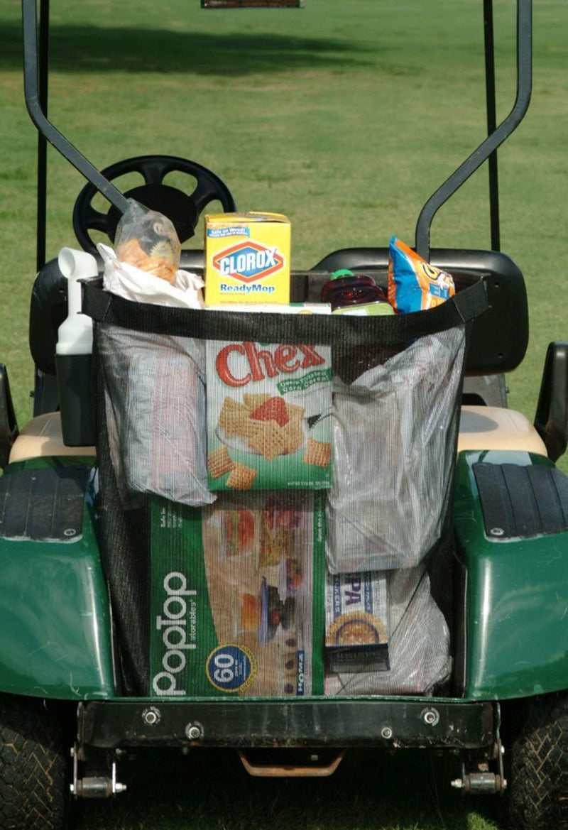 Club Clean Universal Cart Bag - Buggie Bag - Cargo Bag for 2 Seater and 4 Seater Golf Carts - Golf Cart Storage Bag - Golf Car Bag - EZGo, Club Car, Yamaha, Easy Attach Golf Cart Grocery Shopping Bag - BeesActive Australia