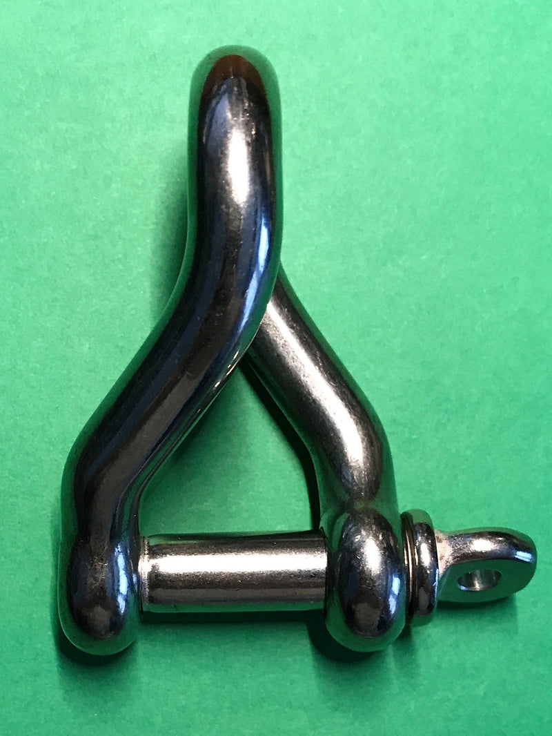 [AUSTRALIA] - Stainless Steel 316 Twist Shackle 1/4" (6mm) Marine Grade 