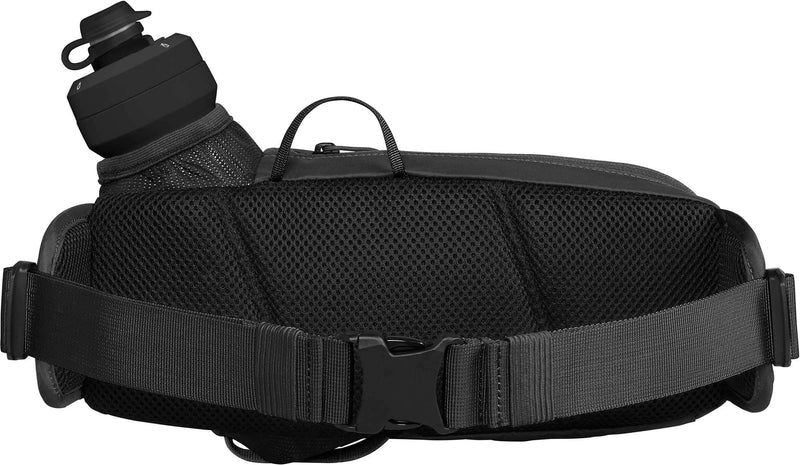 CamelBak Podium Flow Bike Hydration Belt - Easy Access Bottle Pocket - Podium Dirt Series Bottle - Adjustable Waist Buckle - Secure Zipper Pocket - Riding Belt - 21 Ounce Black - BeesActive Australia