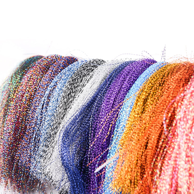 M MAXIMUMCATCH Maxcatch Crystal Flash Fly Tying Materials Flashabou Tinsel Fishing Flies Making Kit 12 Colors Set B - BeesActive Australia