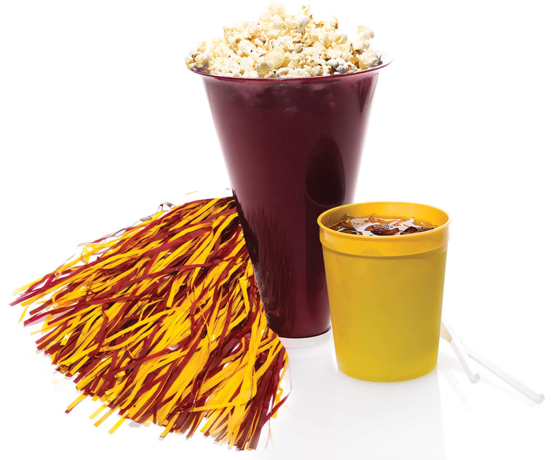 [AUSTRALIA] - Anderson's Two-Color Shakers, School Spirit Products, Fan Gear, Homecoming Maroon/Bright Gold 