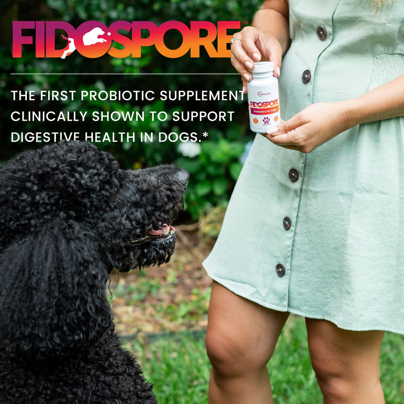 Microbiome Labs FidoSpore Probiotics for Dogs - Dog Probiotic Supplement with Grass-Fed Beef Liver - Digestion & Immune Support - Mix with Pet Food - Dog, Puppy, Cat-Friendly (30 Powder Capsules) - BeesActive Australia