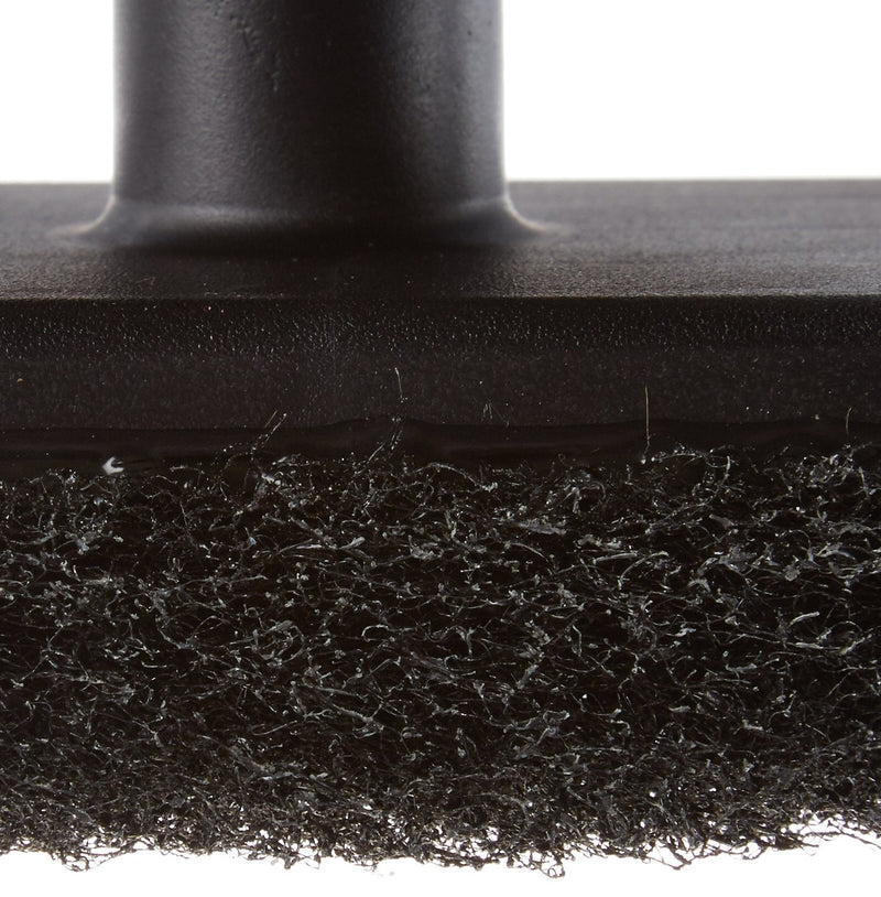 STAR BRITE Extend-A-Brush Scrubber Pad - Available In 3 Textures - Removable Ergonomic Grip Attaches to Extending Pole Via Star Brite's Adjustable Knuckle Coarse Black - BeesActive Australia