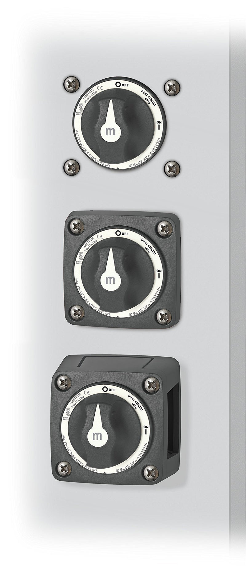 Blue Sea Systems 300 Amp m-Series Battery Switches Dual Circ. Black - BeesActive Australia