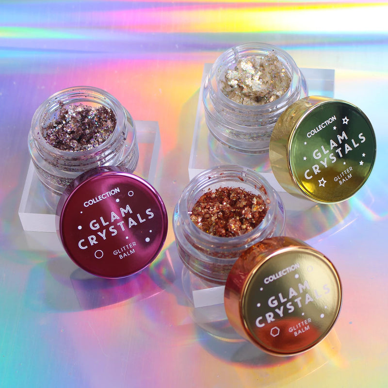 Collection Cosmetics Crystals Glitter Balm, Light-weight Formula – No need for Glue, Pinkie Promise - BeesActive Australia