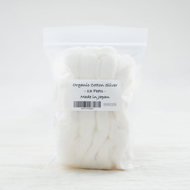 Japanese Organic Cotton Sliver 13 Feets 100% Organic Unbleached [Made in Japan] (1 Pack) 1 Pack - BeesActive Australia