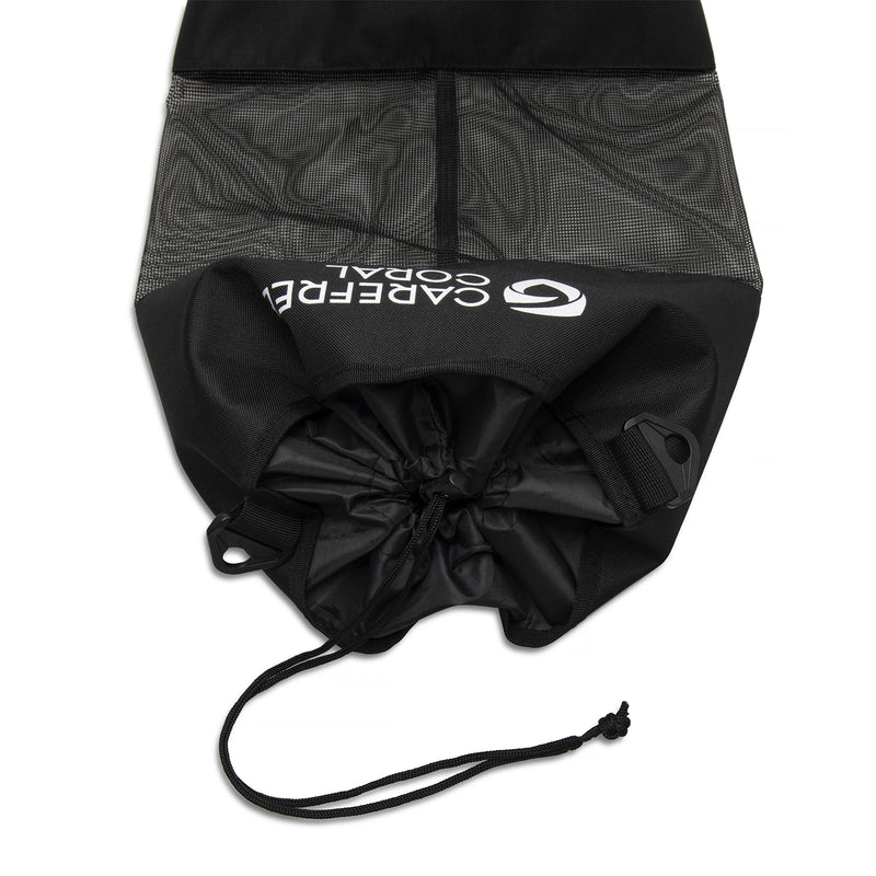 Carefree Coral Boat Trash Bag - Round Circular Waste Holder - Complete with Waterproof Phone Cover Holder - BeesActive Australia