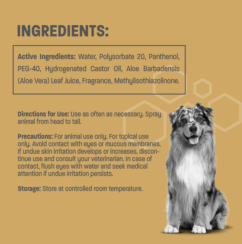 Pet Health Pros Dog Deodorizing Spray for Dogs and Cats - Dog Cologne Spray Long Lasting - Pet Cologne and Dog Spray Deodorizer Perfume - Dog Deodorizer for Smelly Dogs - 8 oz Sugar Cookie - BeesActive Australia