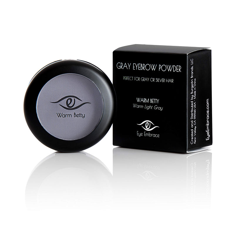 Eye Embrace Light Gray Eyebrow Powder/Hair Powder/Root Cover-Up: Warm Betty - BeesActive Australia