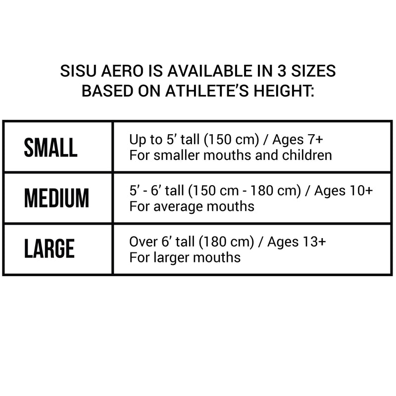 [AUSTRALIA] - SISU Mouth Guards Aero 1.6mm Custom Fit Sports Mouthguard for Youth/Adults Medium Snow White 