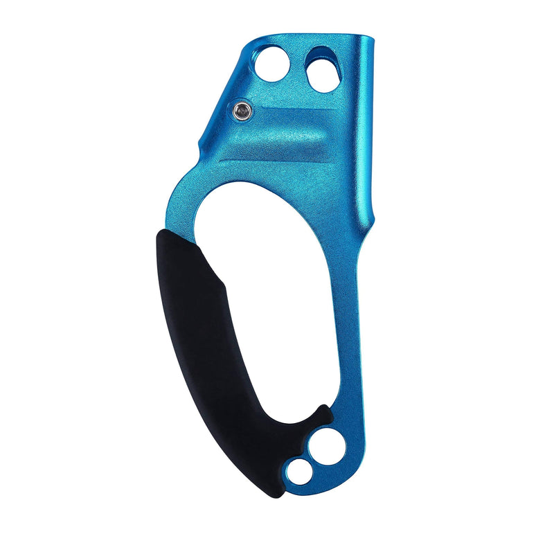 WILDKEN Climbing Hand Ascender Outdoor Mountaineering Tree Arborist Climbing Rappelling Equip Hand Ascender for 8-12MM Rope Left Right Hand Ascender Blue-Right Hand - BeesActive Australia