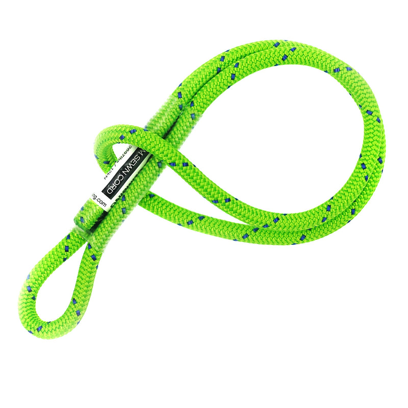 [AUSTRALIA] - GM CLIMBING 6mm Prusik Cord Pre-Sewn 12in Prusik Loop | 48in Purcell Prusik for Climbing Arborist Rescue Mountaineering General Outdoor Use Green 12 inches | Pack of 3 