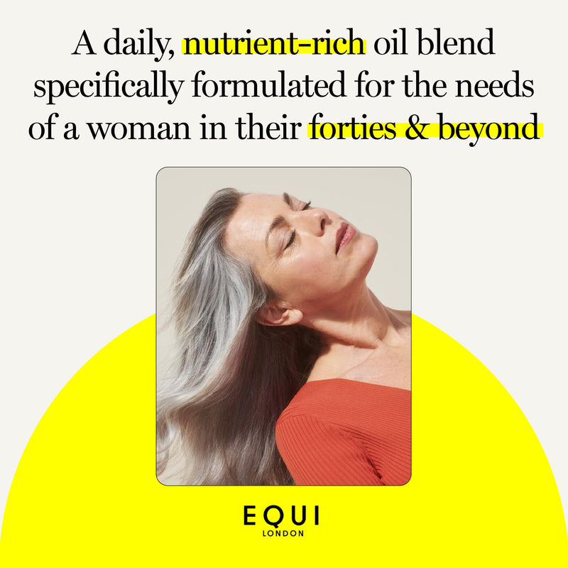 Equi - Menopause Oil Edition 90ml - Menopause Symptom Supplement - Anti-Inflammatory & Vaginal Dryness - Vegan Omega 3,6,7 & 9 - Hempseed, Sea Buckthorn, Flaxseed, Pumpkin Seed, Evening Primrose Oil - BeesActive Australia