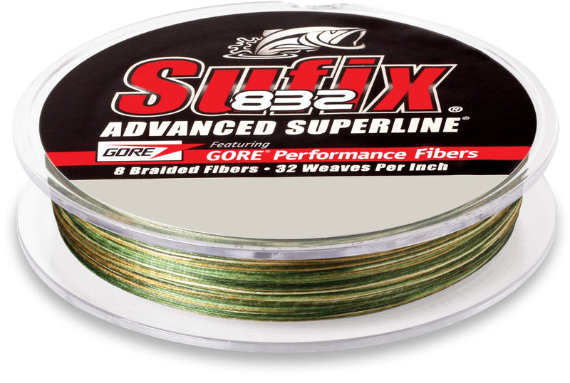 Sufix 300 Yard 832 Advanced Superline Braid Fishing Line - Camo One Size - BeesActive Australia