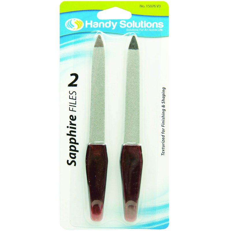 Handy Solutions Sapphire Nail File, 2 Count (Pack of 12) - BeesActive Australia