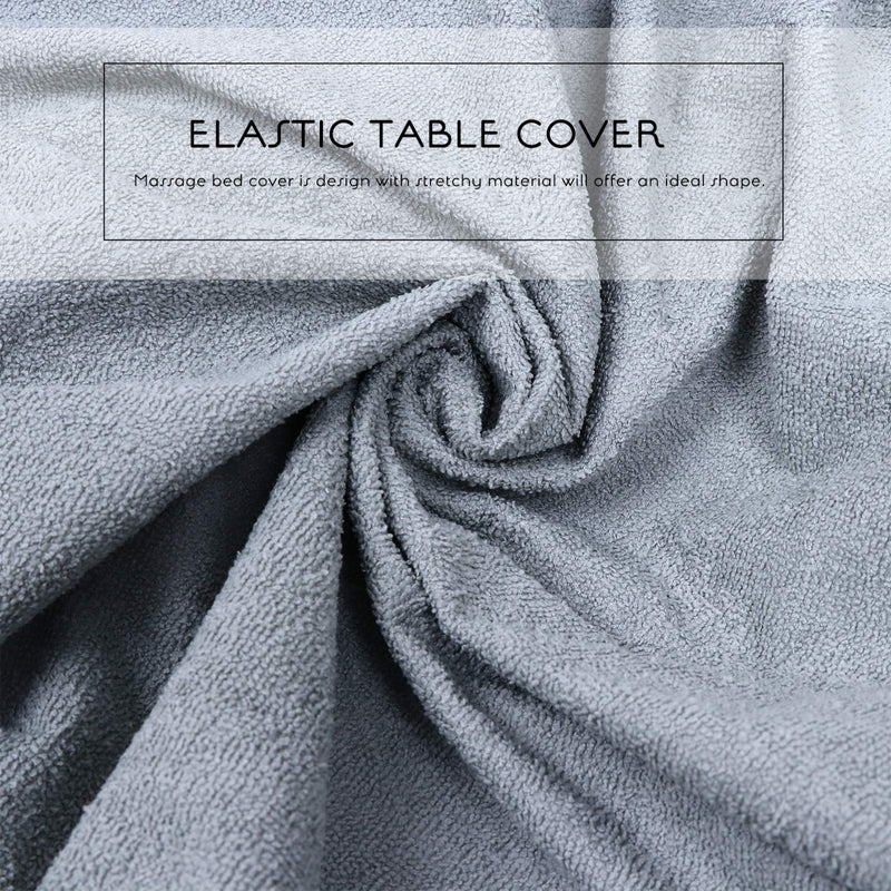 Hemoton Massage Bed Cover with Hole Massage Couch Sheet for Beauty Salon Spa Ideal for Massage Table Spa Tattoo and Exam Tables (Grey) - BeesActive Australia